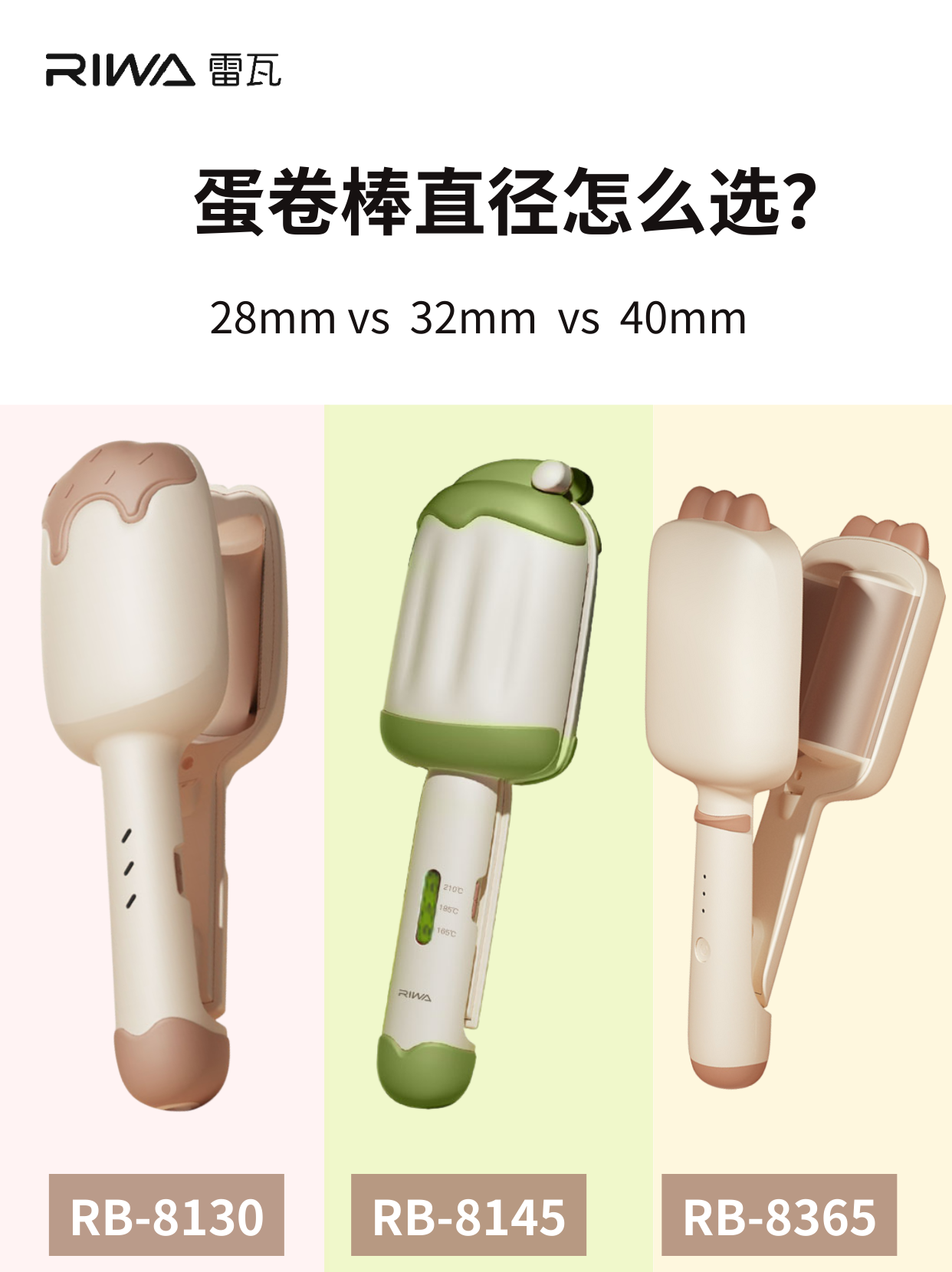 蛋卷棒选对尺寸｜效果真的不一样！